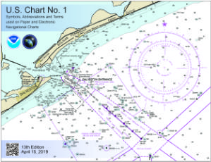 thumbnail for chart Nautical chart symbols and terms